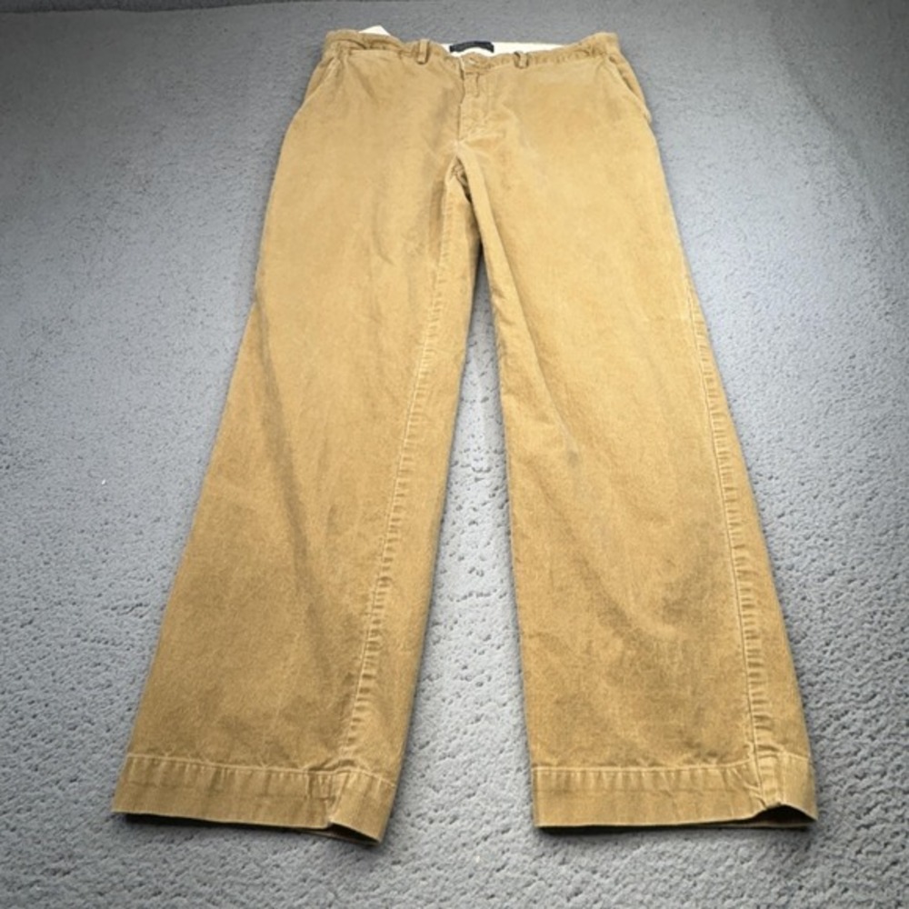 Polo‎ Ralph Lauren Pants Mens 34 Brown Corduroy Straight Leg Chino Casual